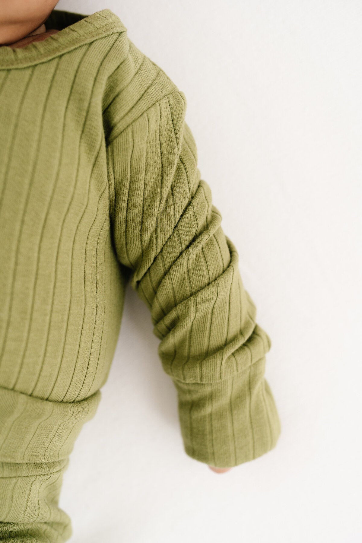 Olive Ribbed Bodysuit Set – Little One Shop Co.